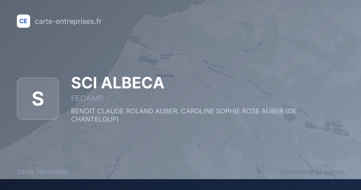 SCI ALBECA — 798455085 — fiche entreprise