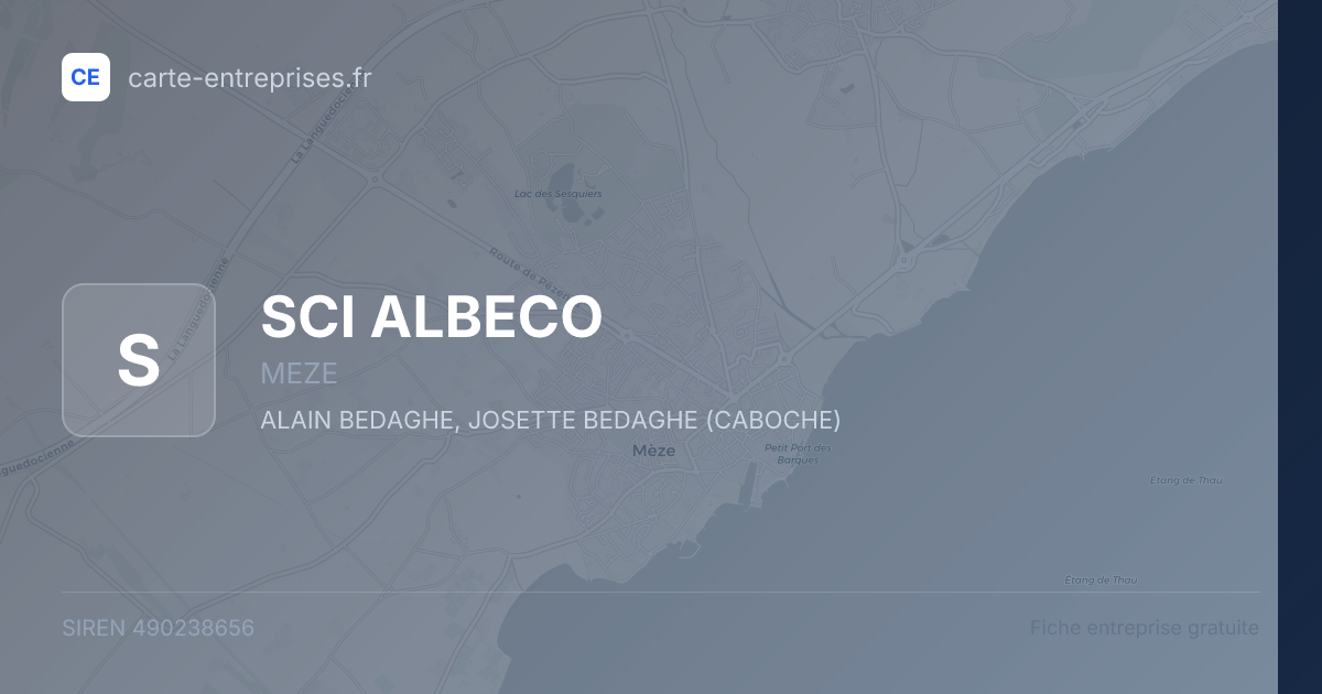 SCI ALBECO — 490238656 — fiche entreprise