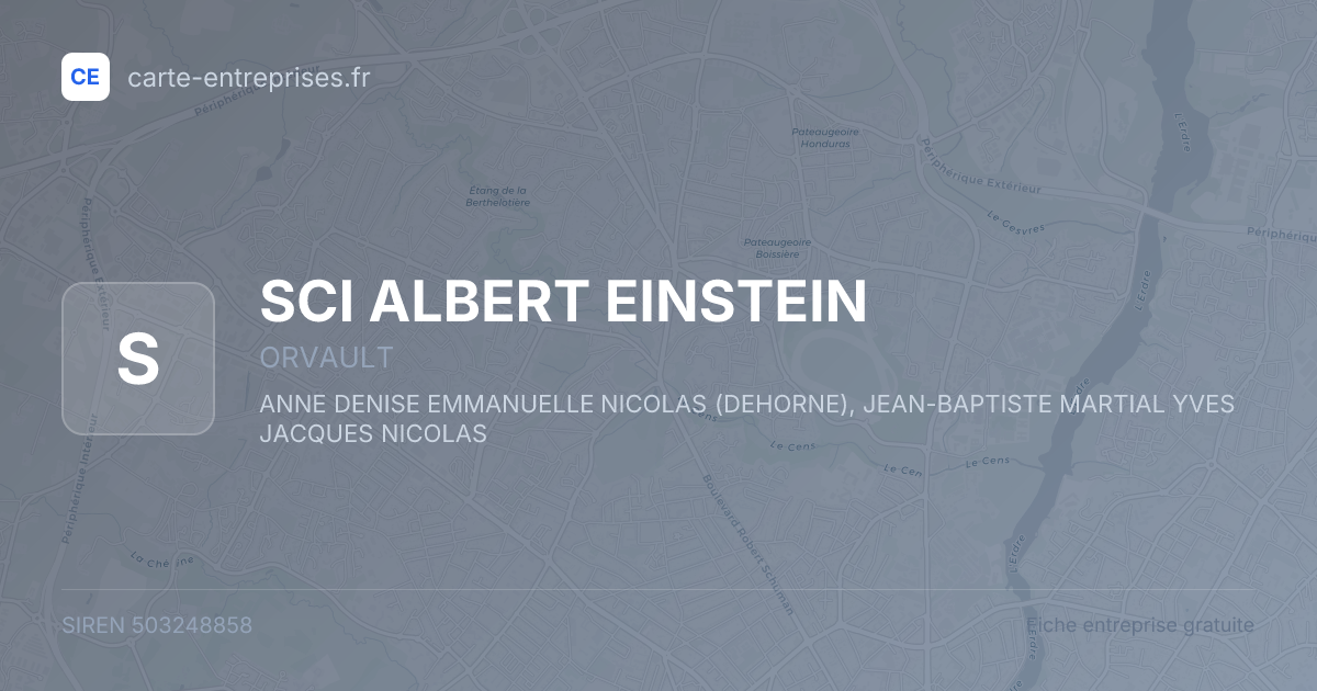 SCI ALBERT EINSTEIN — 503248858 — fiche entreprise