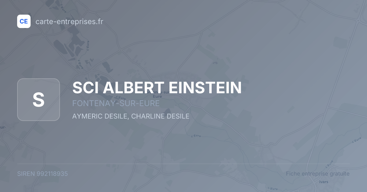 SCI ALBERT EINSTEIN — 992118935 — fiche entreprise