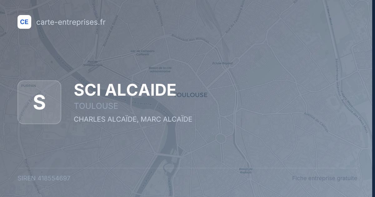 SCI ALCAIDE — 418554697 — fiche entreprise