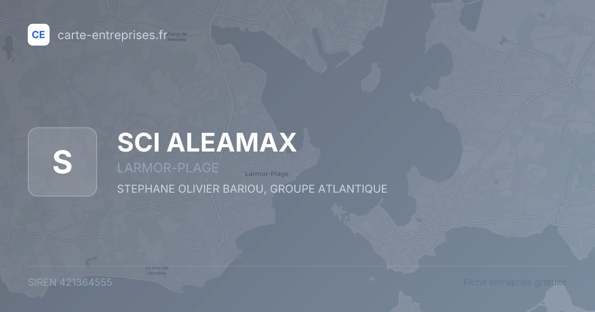 SCI ALEAMAX — 421364555 — fiche entreprise