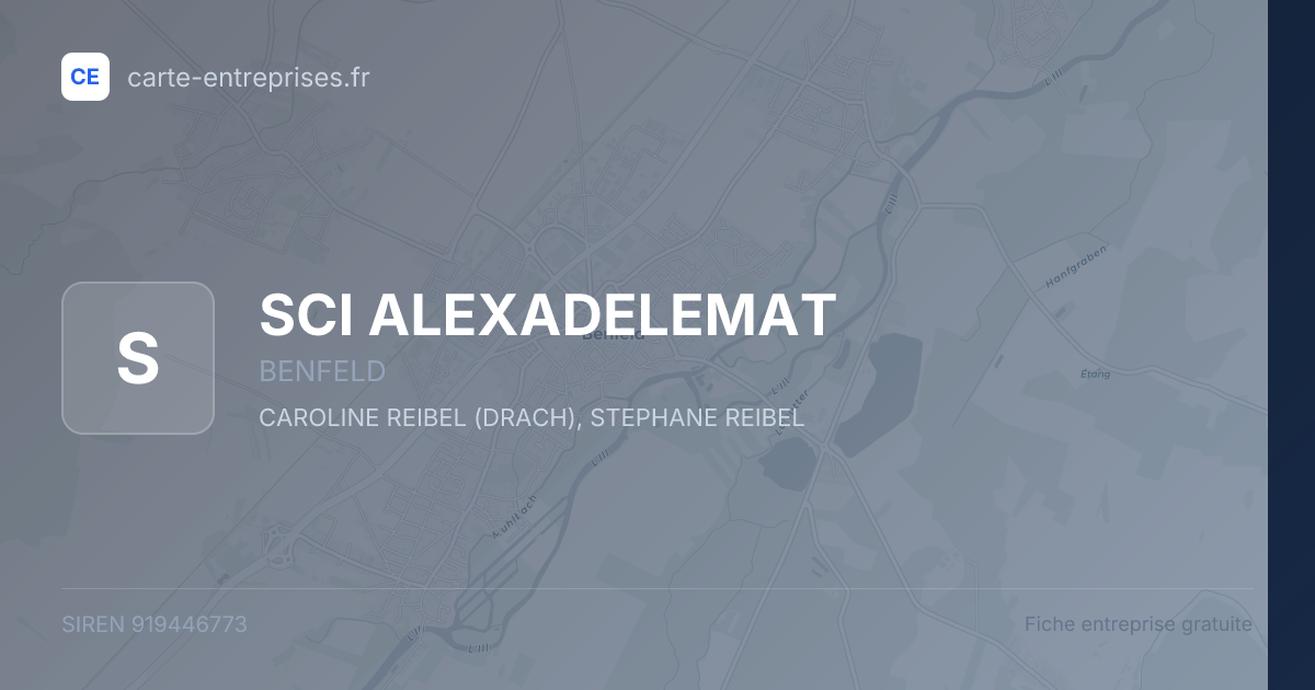 SCI ALEXADELEMAT — 919446773 — fiche entreprise
