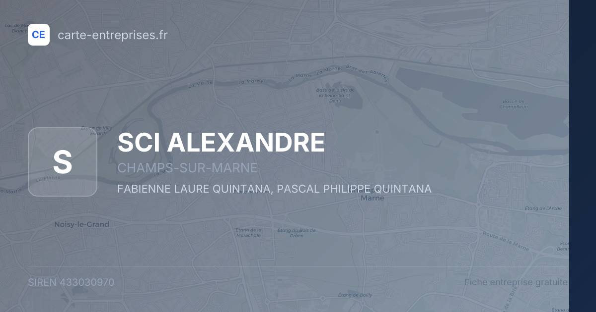 SCI ALEXANDRE — 433030970 — fiche entreprise