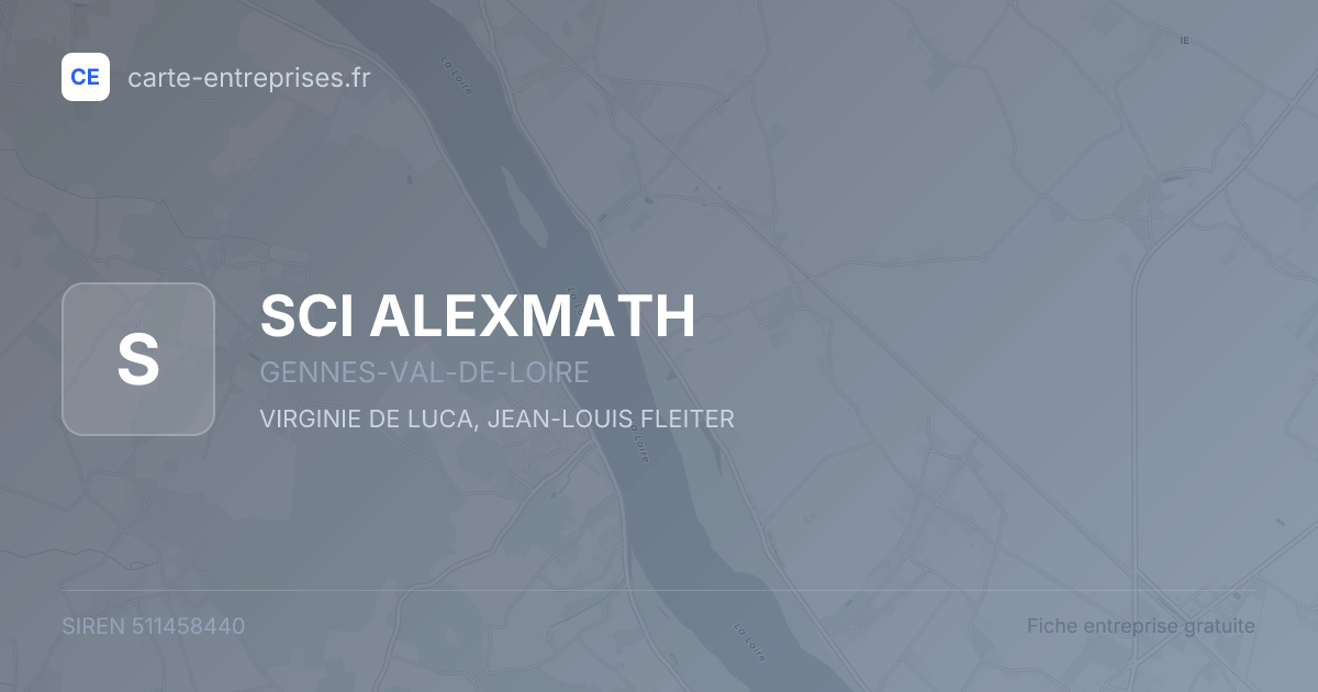 SCI ALEXMATH — 511458440 — fiche entreprise