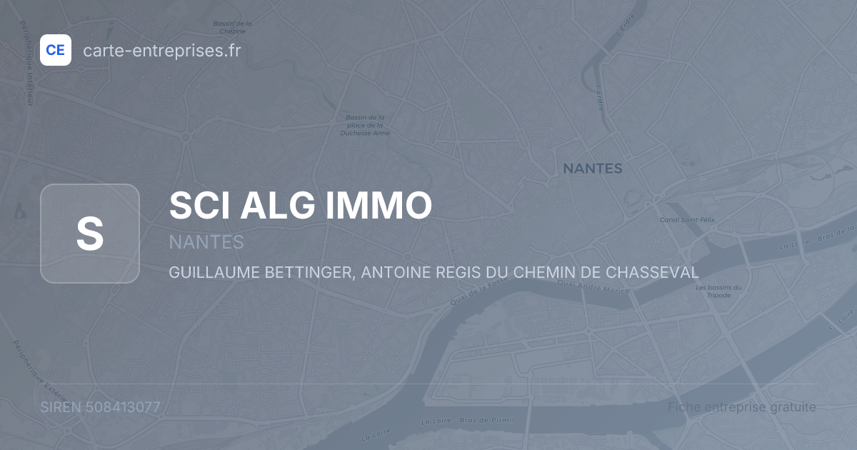 SCI ALG IMMO — 508413077 — fiche entreprise