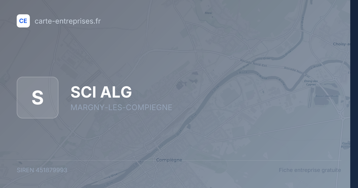 SCI ALG — 451879993 — fiche entreprise