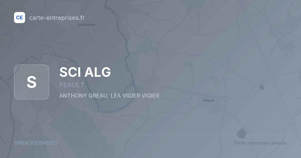 SCI ALG — 930646252 — fiche entreprise