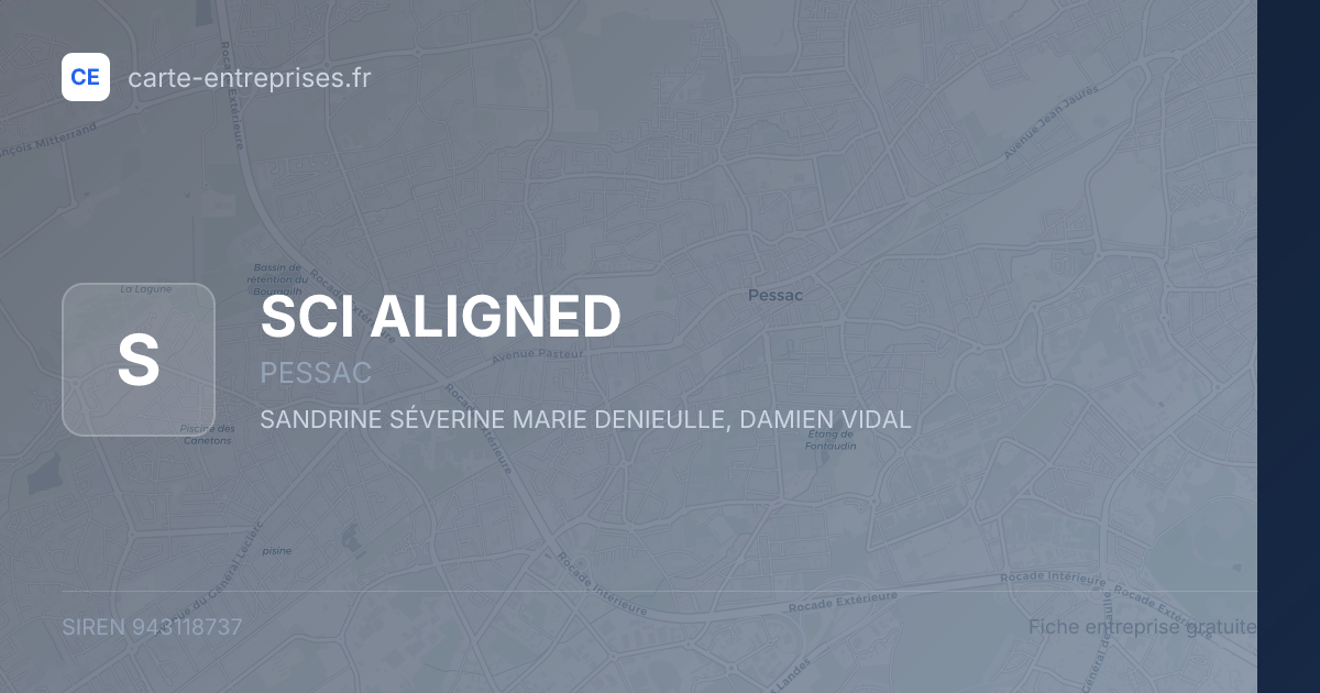 SCI ALIGNED — 943118737 — fiche entreprise