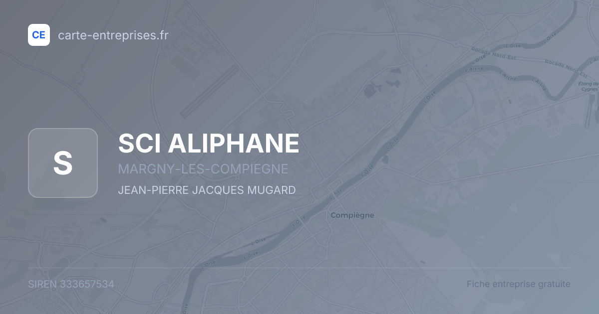 SCI ALIPHANE — 333657534 — fiche entreprise