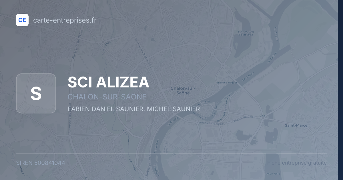 SCI ALIZEA — 500841044 — fiche entreprise