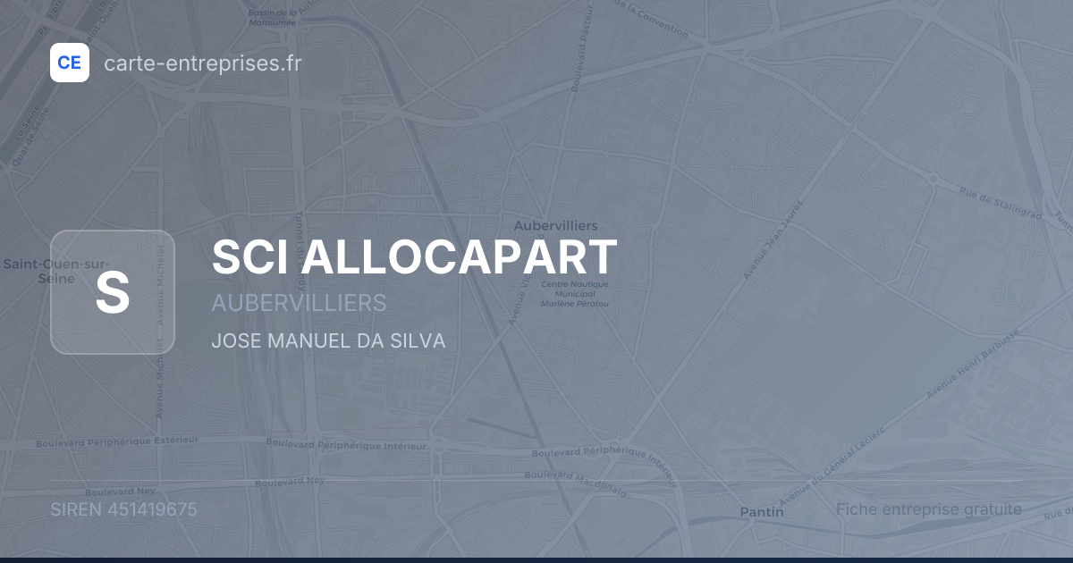 SCI ALLOCAPART — 451419675 — fiche entreprise
