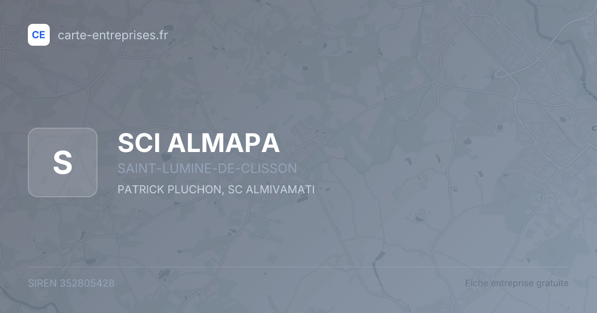 SCI ALMAPA — 352805428 — fiche entreprise