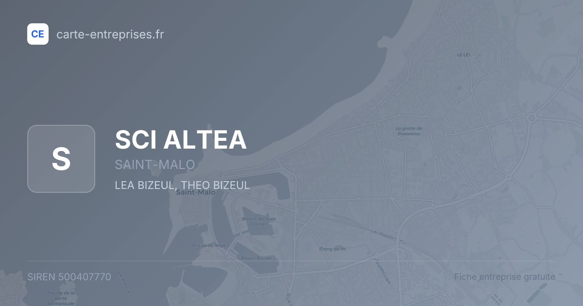 SCI ALTEA — 500407770 — fiche entreprise