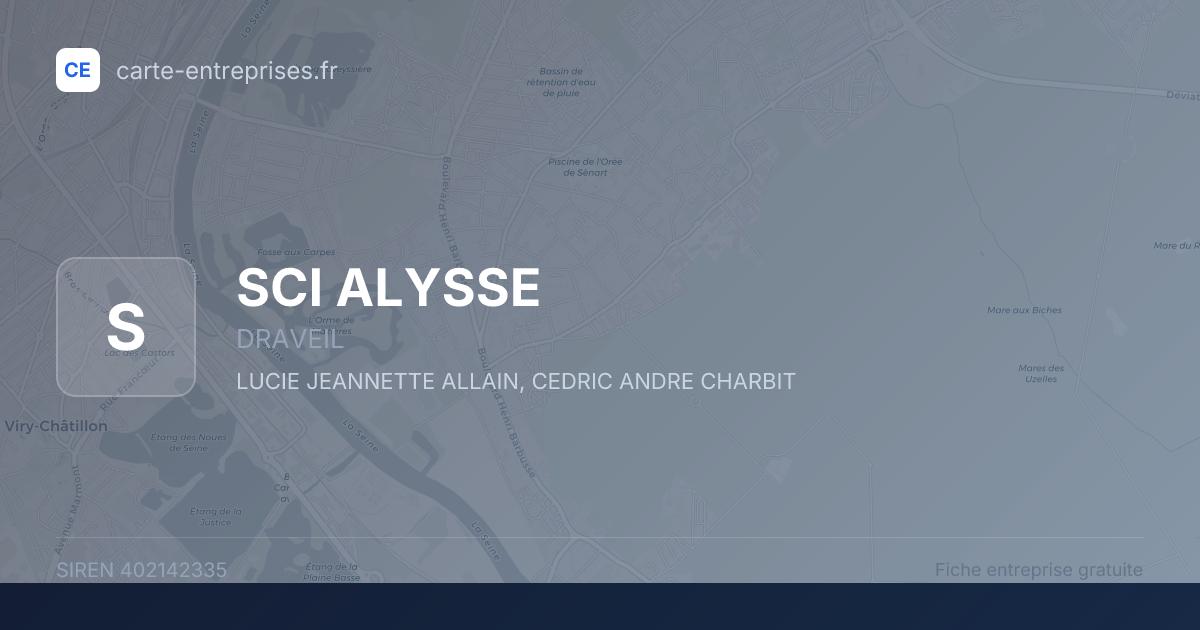 SCI ALYSSE — 402142335 — fiche entreprise