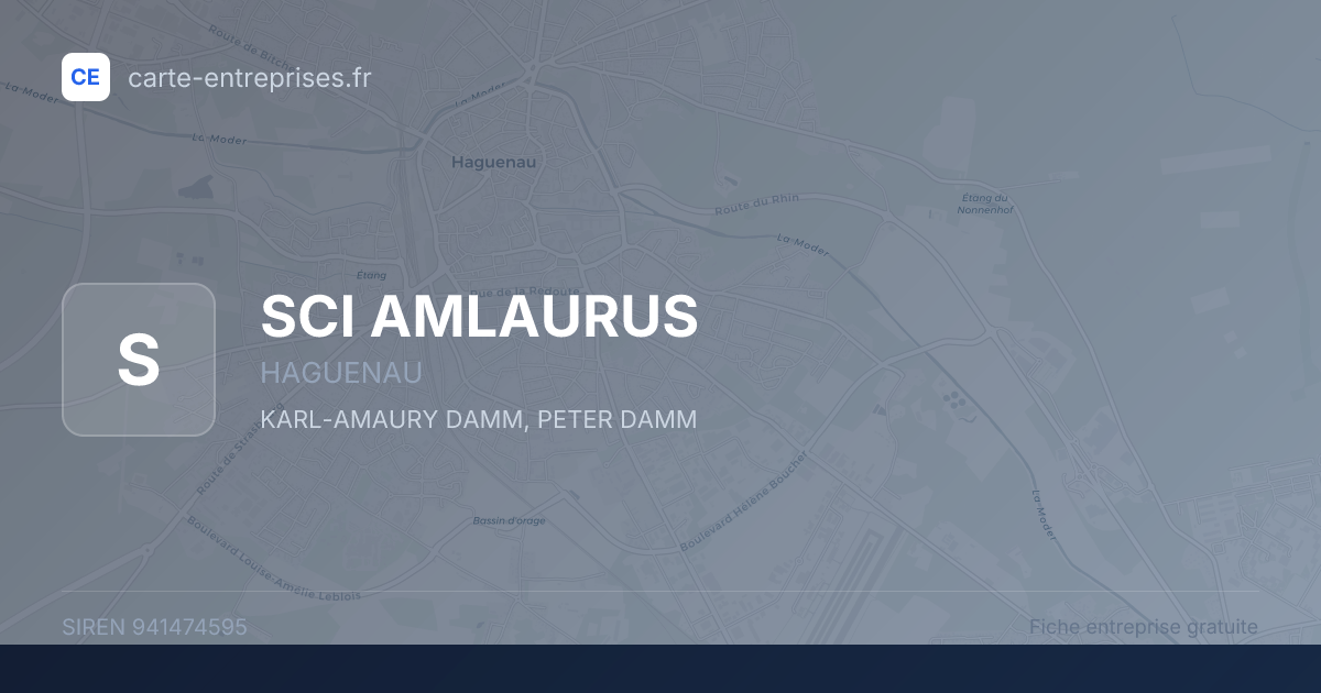 SCI AMLAURUS — 941474595 — fiche entreprise