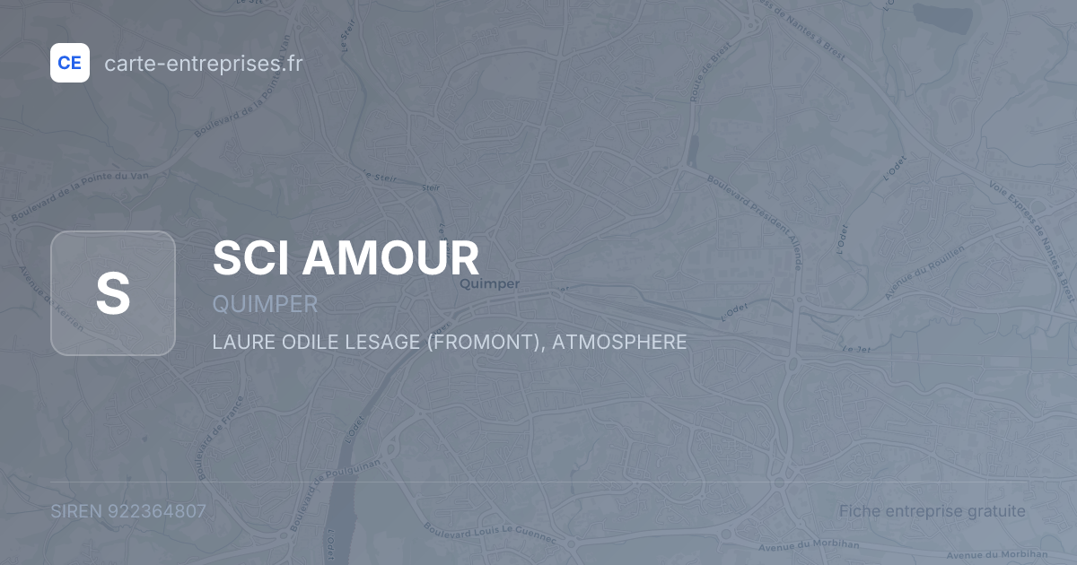 SCI AMOUR — 922364807 — fiche entreprise