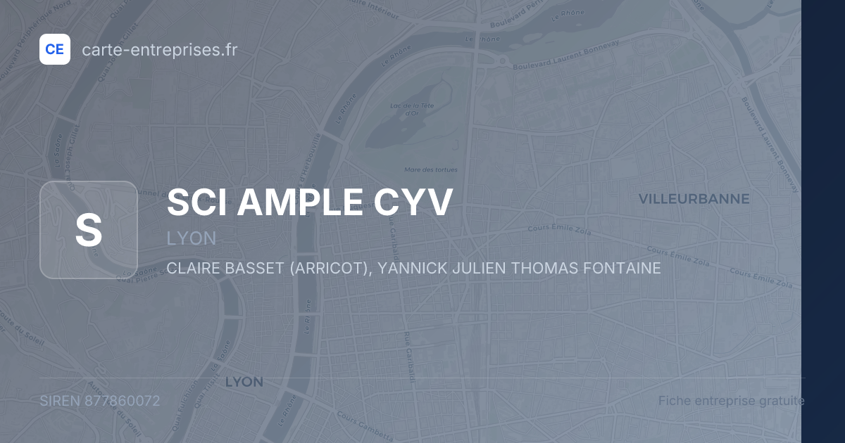 SCI AMPLE CYV — 877860072 — fiche entreprise