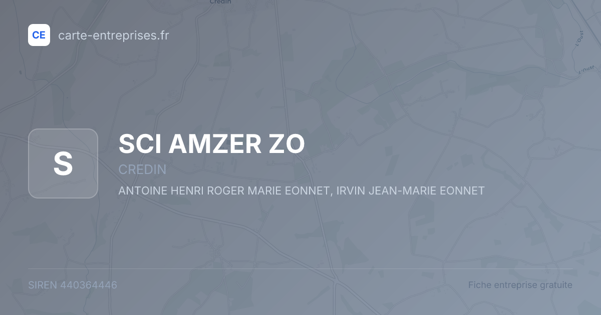 SCI AMZER ZO — 440364446 — fiche entreprise