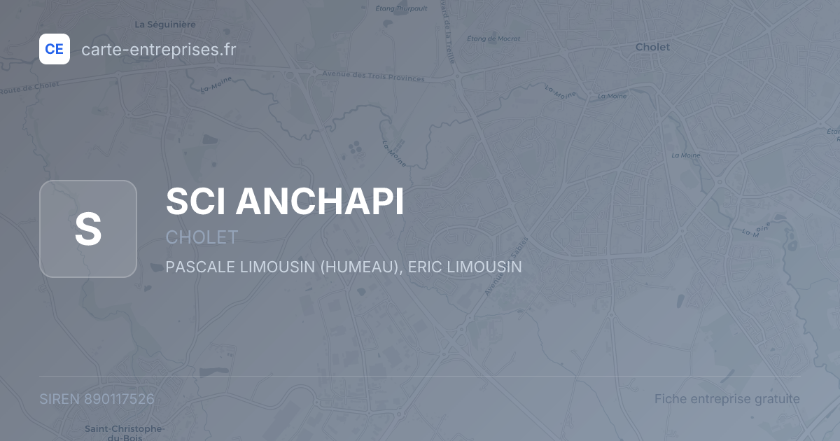SCI ANCHAPI — 890117526 — fiche entreprise