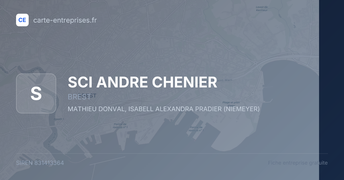 SCI ANDRE CHENIER — 831413364 — fiche entreprise