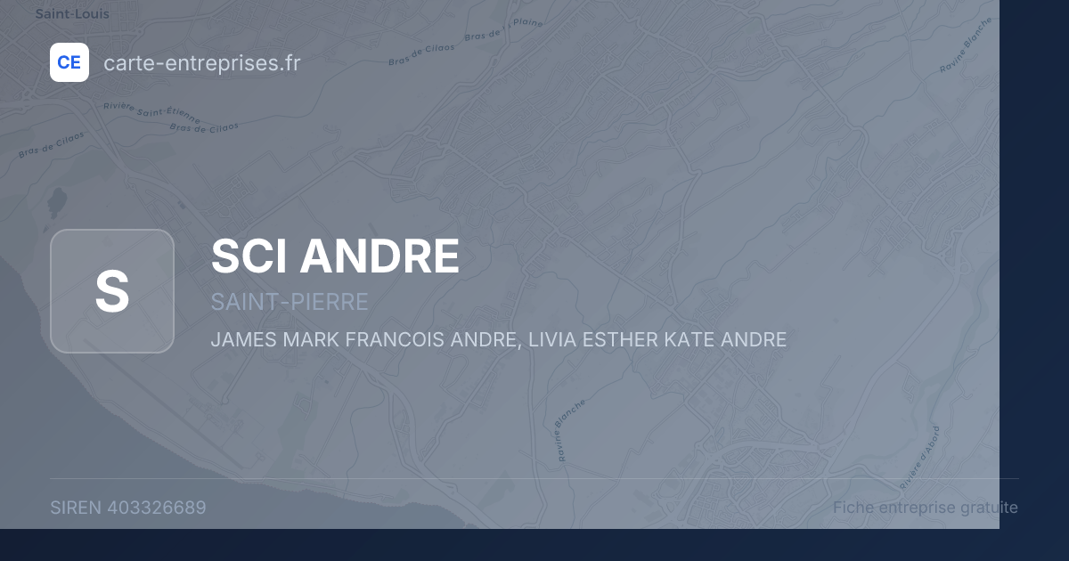 SCI ANDRE — 403326689 — fiche entreprise