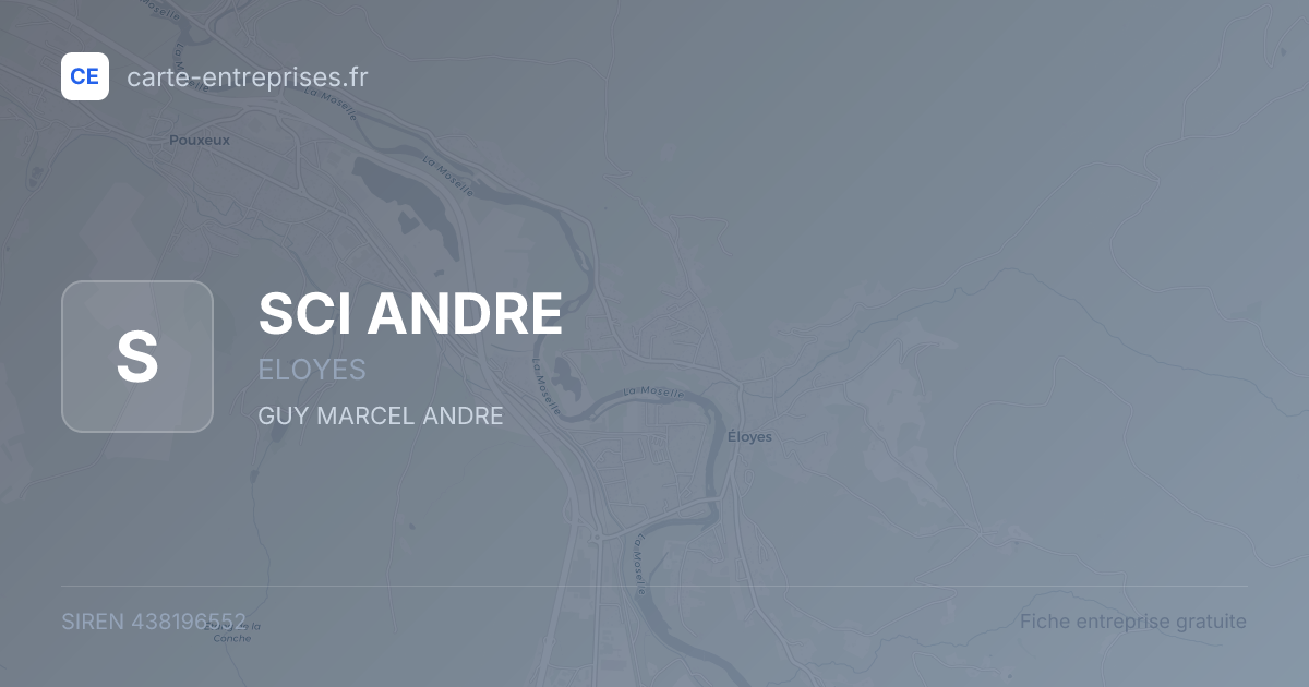 SCI ANDRE — 438196552 — fiche entreprise