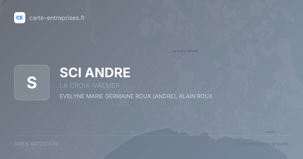 SCI ANDRE — 447730649 — fiche entreprise