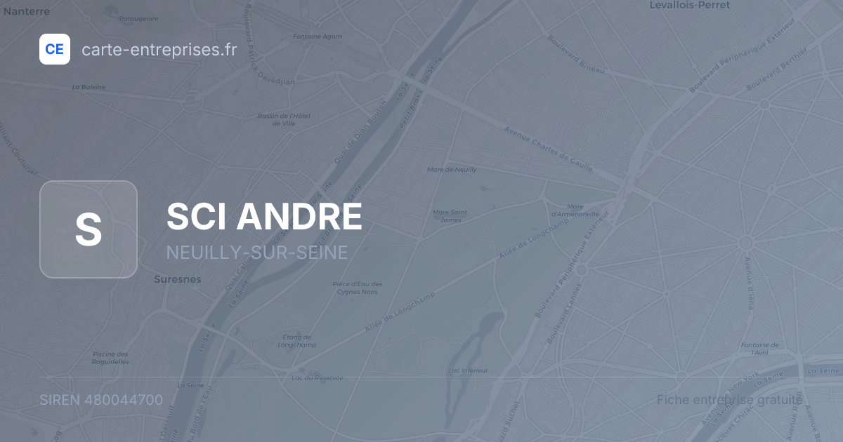 SCI ANDRE — 480044700 — fiche entreprise