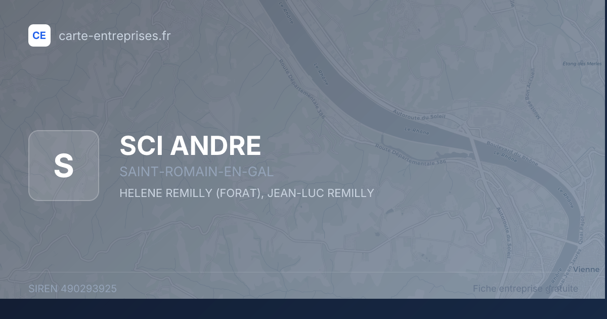 SCI ANDRE — 490293925 — fiche entreprise
