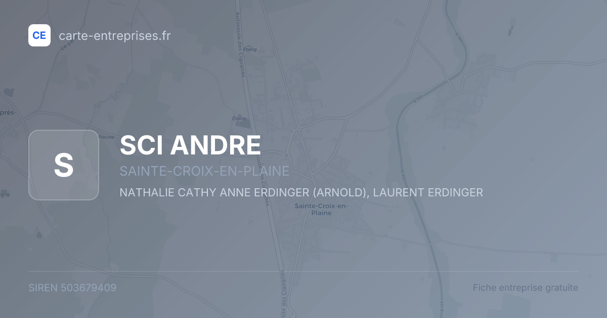SCI ANDRE — 503679409 — fiche entreprise