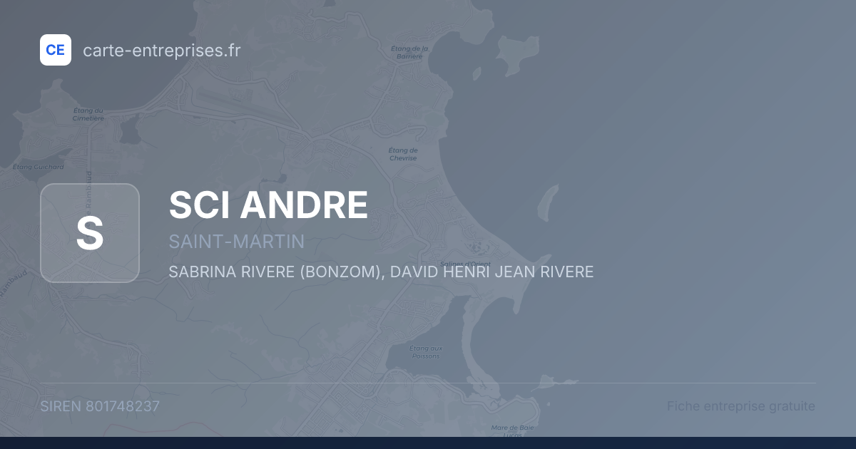SCI ANDRE — 801748237 — fiche entreprise