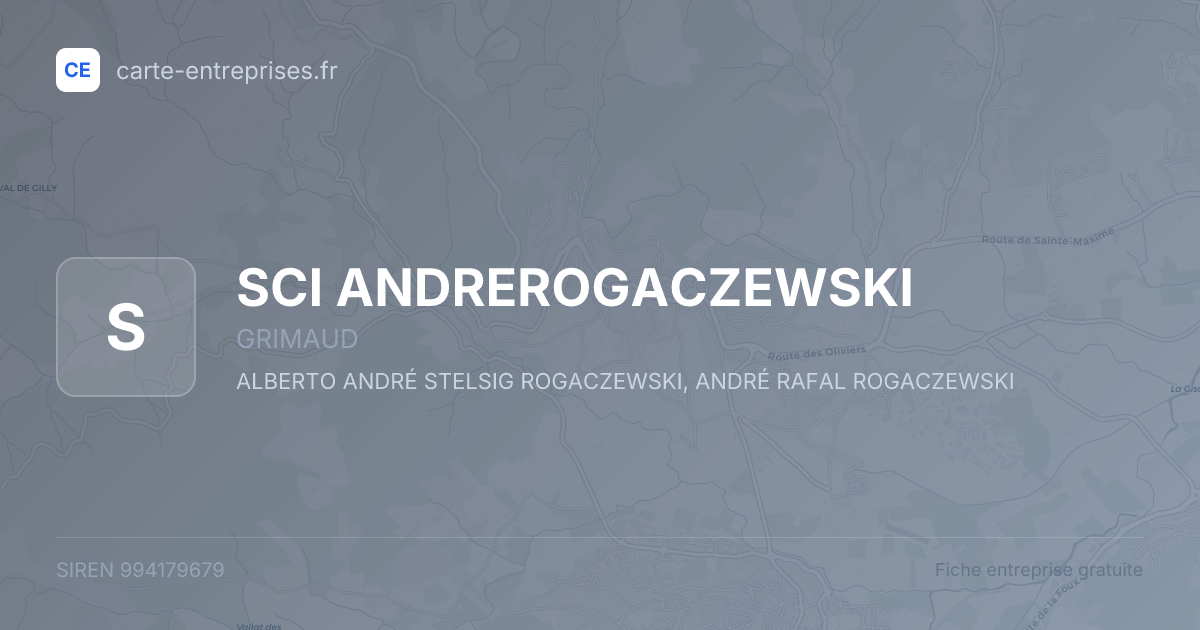 SCI ANDREROGACZEWSKI — 994179679 — fiche entreprise