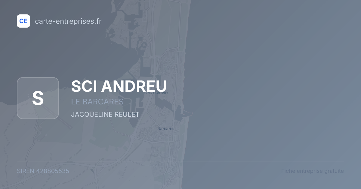 SCI ANDREU — 428805535 — fiche entreprise