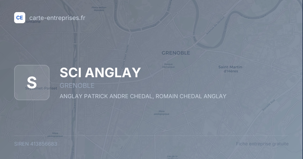 SCI ANGLAY — 413856683 — fiche entreprise