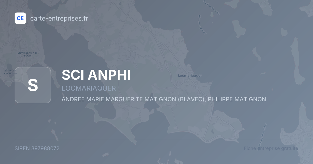 SCI ANPHI — 397988072 — fiche entreprise