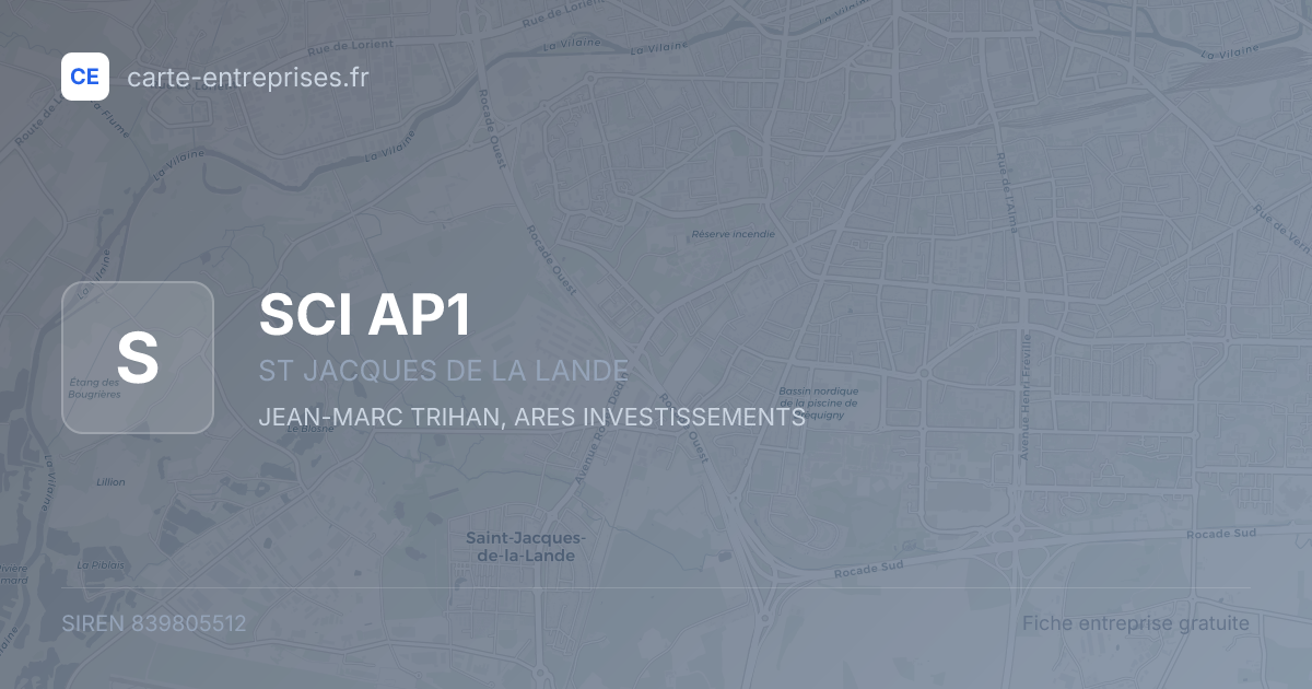 SCI AP1 — 839805512 — fiche entreprise