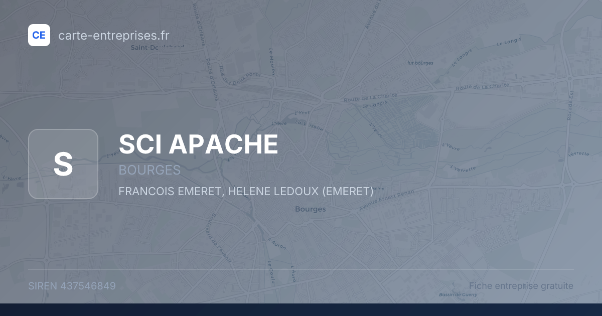 SCI APACHE — 437546849 — fiche entreprise