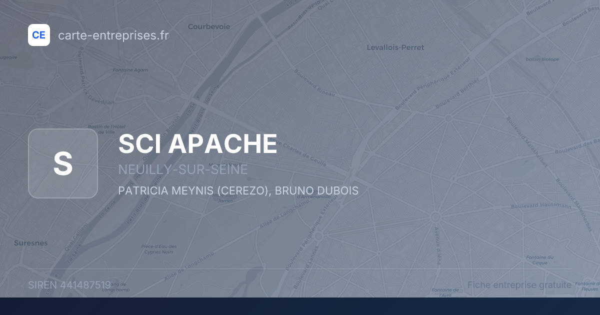 SCI APACHE — 441487519 — fiche entreprise
