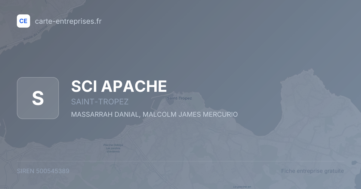 SCI APACHE — 500545389 — fiche entreprise