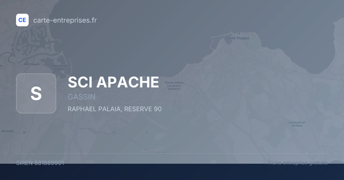 SCI APACHE — 881889901 — fiche entreprise