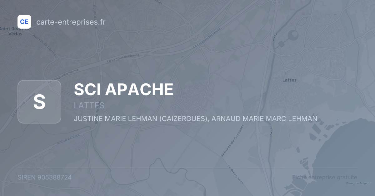 SCI APACHE — 905388724 — fiche entreprise