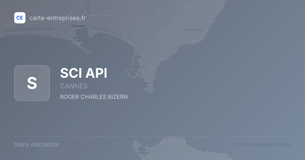 SCI API — 438288334 — fiche entreprise