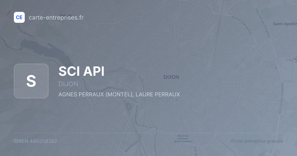 SCI API — 440258382 — fiche entreprise