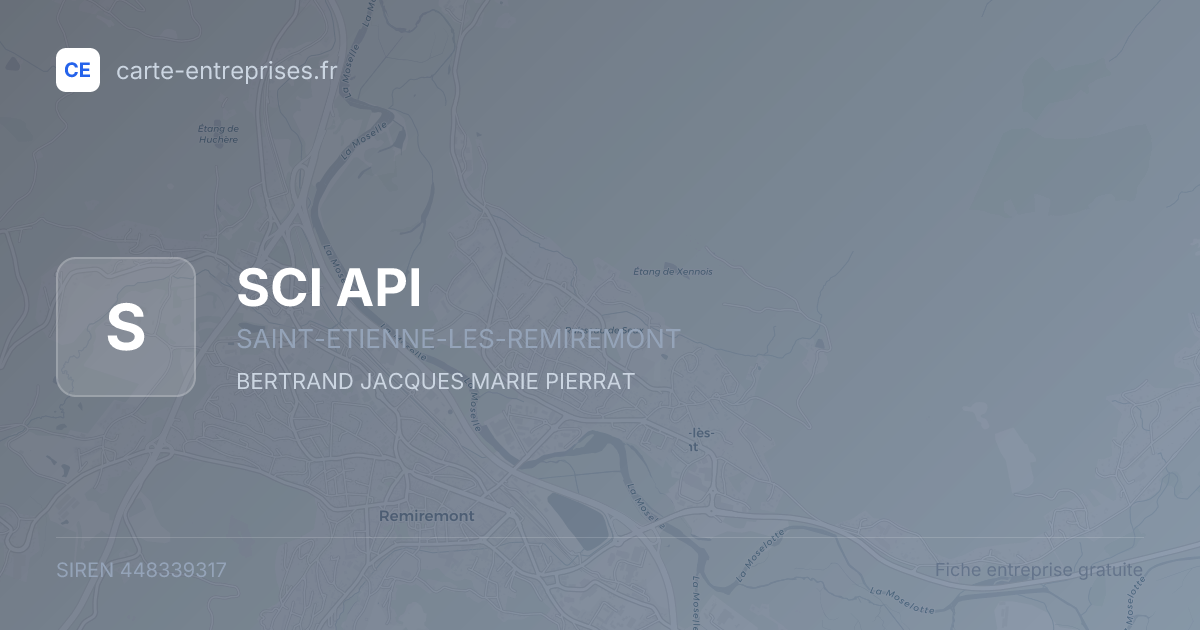 SCI API — 448339317 — fiche entreprise