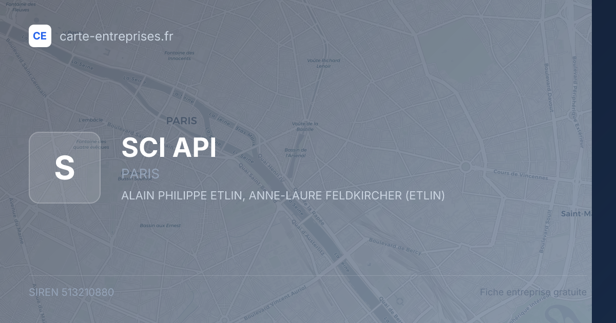 SCI API — 513210880 — fiche entreprise