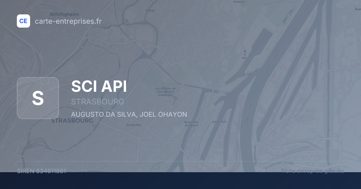 SCI API — 834811861 — fiche entreprise