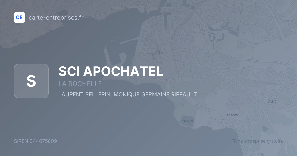 SCI APOCHATEL — 344075809 — fiche entreprise