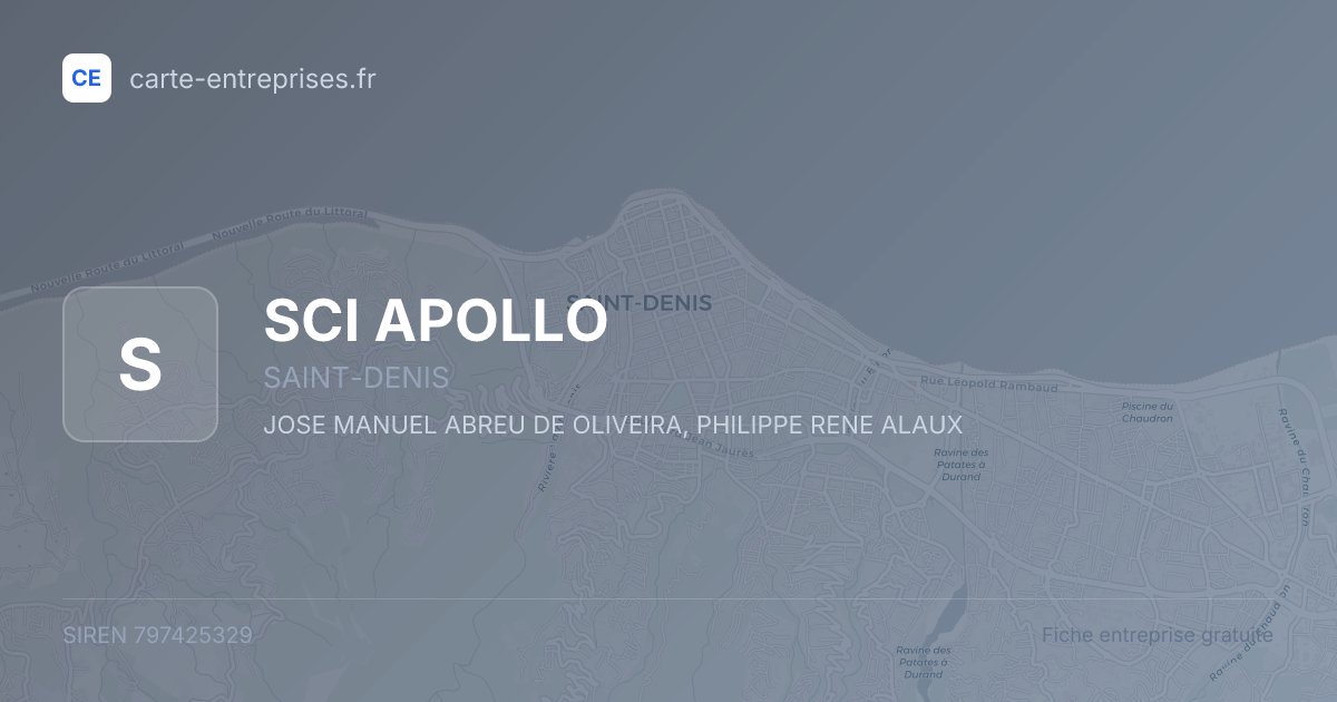 SCI APOLLO — 797425329 — fiche entreprise