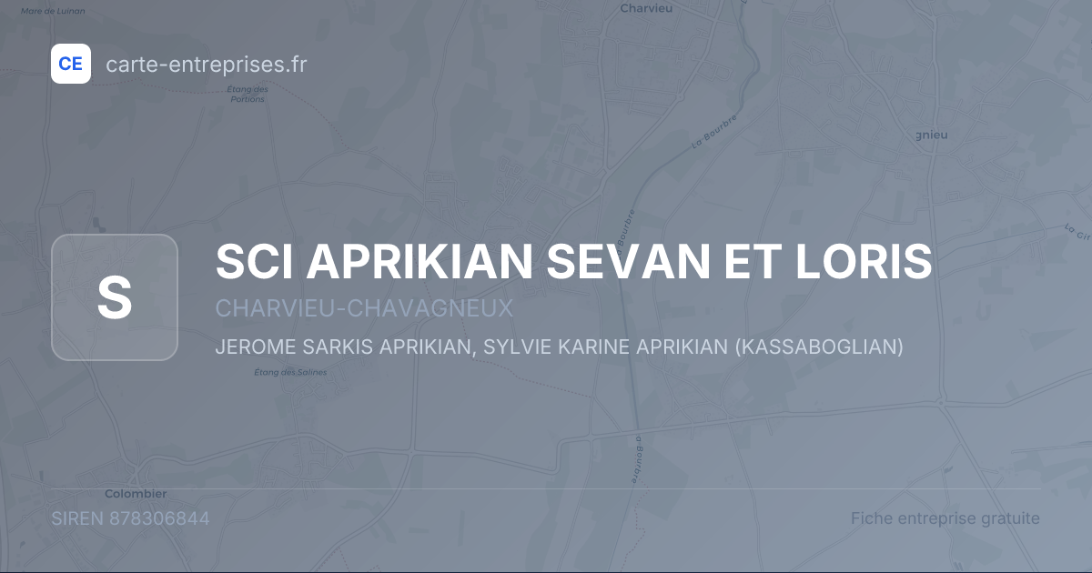 SCI APRIKIAN SEVAN ET LORIS — 878306844 — fiche entreprise